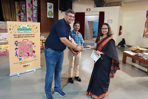 Actors & Students Dancing at Workshop Held by School Programme Organizers in Delhi & Mumbai