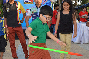 Actors & Students Dancing at Workshop Held by School Programme Organizers in Delhi & Mumbai